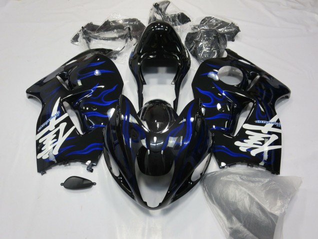 1997-2007 Blue Swirl Suzuki GSXR 1300 Fairings