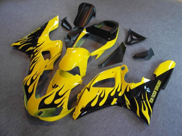 1998-1999 Yellow Flame Yamaha R1 Fairings