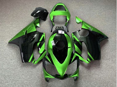 2001-2003 Gloss Green and Black Honda CBR600 F4i Fairings