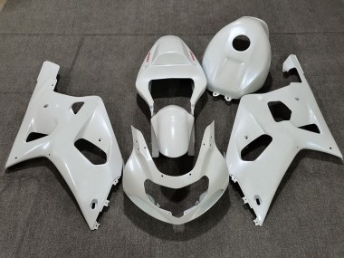 2001-2003 Pearl White Red Suzuki GSXR 600-750 Fairings