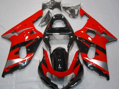 2001-2003 Red OEM Style Suzuki GSXR 600-750 Fairings