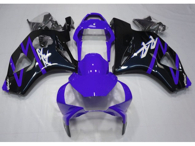 2002-2003 Gloss Black and Purple Honda CBR954 Fairings