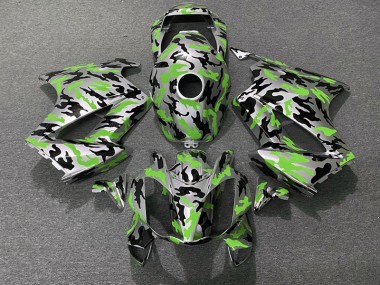 2002-2012 Green Camo Honda VFR800 Fairings