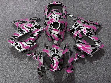 2002-2012 Pink Camo Honda VFR800 Fairings