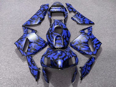 2003-2004 Blue Camo Honda CBR600RR Fairings