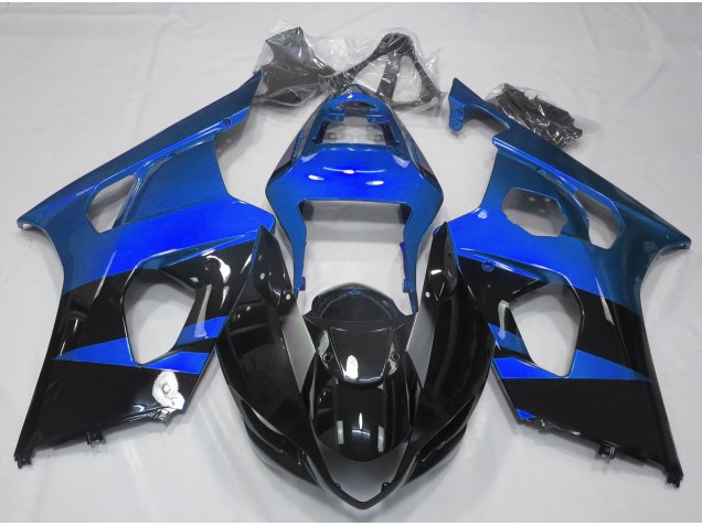 2003-2004 Gloss Blue & Black Suzuki GSXR 1000 Fairings