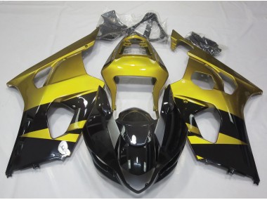 2003-2004 Gloss Yellow & Black Suzuki GSXR 1000 Fairings