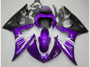 2003-2005 Purple & White Yamaha R6 Fairings