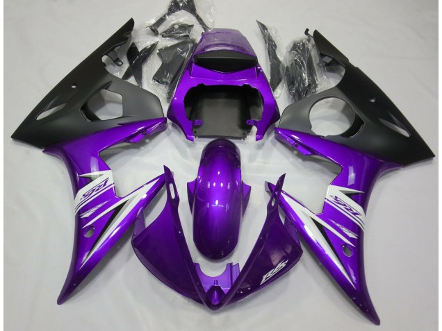 2003-2005 Purple & White Yamaha R6 Fairings