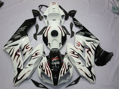 2004-2005 Black and Red Flame Honda CBR1000RR Fairings