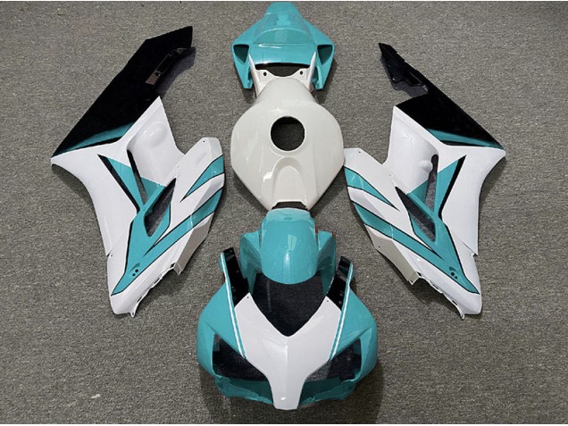 2004-2005 Cyan White and Black Gloss Honda CBR1000RR Fairings