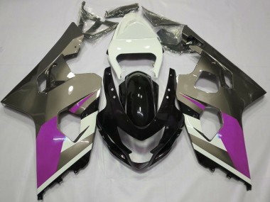 2004-2005 Gloss Grey Suzuki GSXR 600-750 Fairings