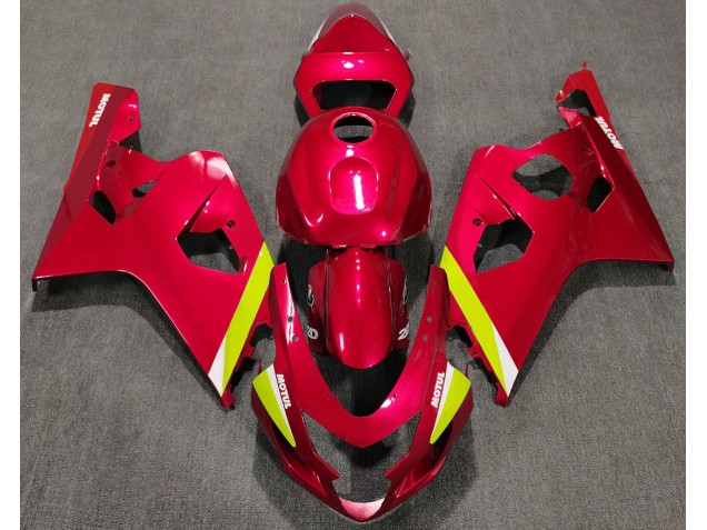 2004-2005 Gloss Red Suzuki GSXR 600-750 Fairings