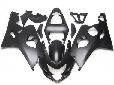 2004-2005 Matte Black Style Suzuki GSXR 600-750 Fairings