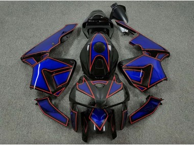 2005-2006 Blue and Red Turtle Honda CBR600RR Fairings