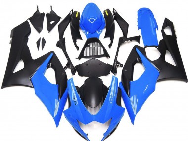 2005-2006 Gloss Blue with Yellow Suzuki GSXR 1000 Fairings