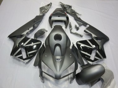 2005-2006 Matte Grey & Black Honda CBR600RR Fairings