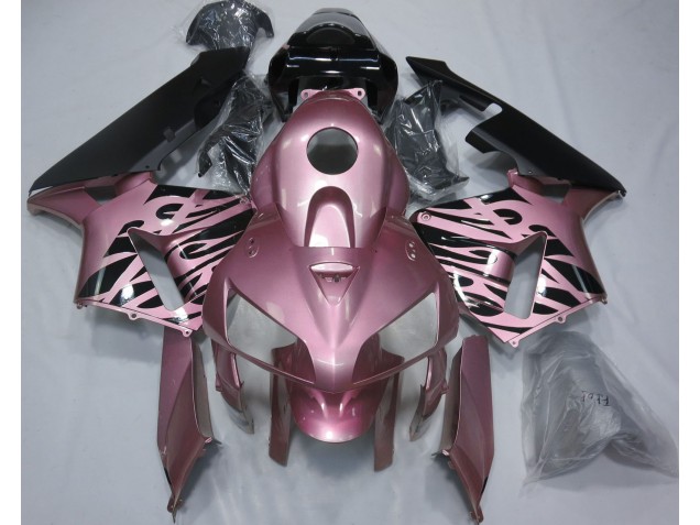 2005-2006 Rose Pink Flame Honda CBR600RR Fairings