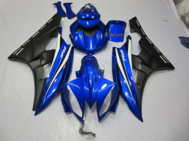 2006-2007 Blue and Black Design Yamaha R6 Fairings