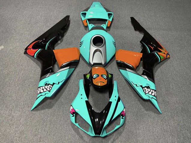 2006-2007 Cyan Shark Honda CBR1000RR Fairings