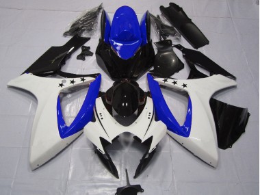 2006-2007 Dark Blue Star Suzuki GSXR 600-750 Fairings