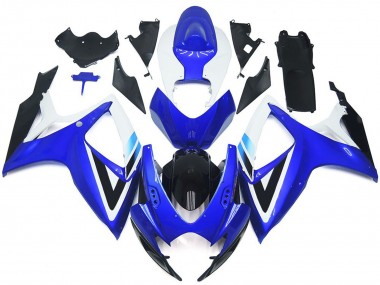 2006-2007 Deep Blue and Light Blue OEM Style Suzuki GSXR 600-750 Fairings