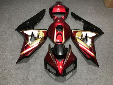 2006-2007 Deep Red & Gold Honda CBR1000RR Fairings