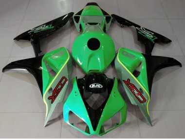 2006-2007 Gloss Green and Black CBR Style Honda CBR1000RR Fairings