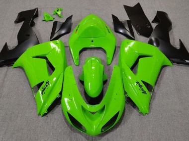 2006-2007 Green Kawasaki ZX10R Fairings