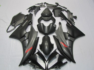 2006-2007 Matte Red Decal Yamaha R6 Fairings