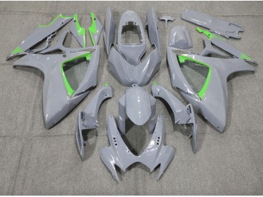 2006-2007 Nardo and Green Trim Suzuki GSXR 600-750 Fairings