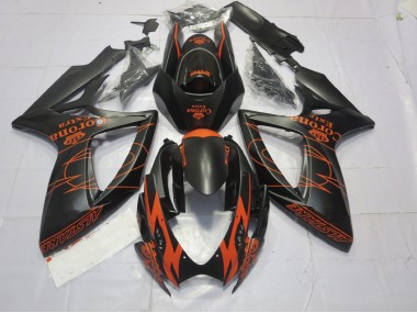 2006-2007 Orange Matte Suzuki GSXR 600-750 Fairings