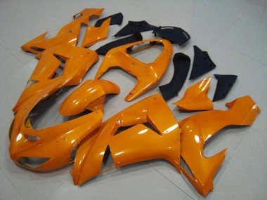 2006-2007 Orange Plain Kawasaki ZX10R Fairings