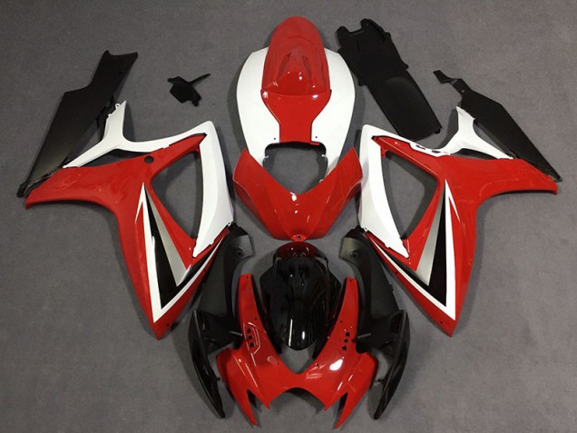 2006-2007 Red Style Suzuki GSXR 600-750 Fairings