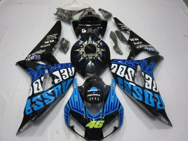 2006-2007 Rossi Blue Gloss Honda CBR1000RR Fairings