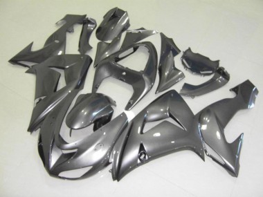 2006-2007 Silver Gloss Kawasaki ZX10R Fairings