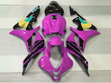 2007-2008 Pink & Teal Bull Honda CBR600RR Fairings