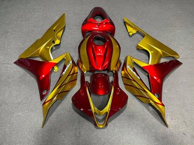 2007-2008 Red & Gold Honda CBR600RR Fairings