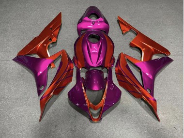 2007-2008 Red & Violet Honda CBR600RR Fairings