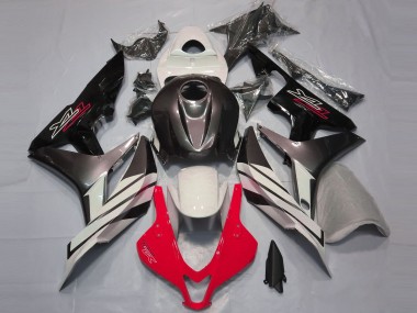 2007-2008 Red White and Gray Honda CBR600RR Fairings