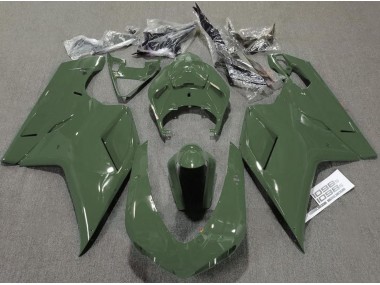 2007-2012 Army Green Gloss Ducati 848 1098 1198 Fairings