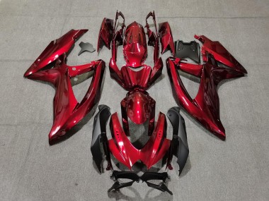 2008-2010 Deep Red Suzuki GSXR 600-750 Fairings