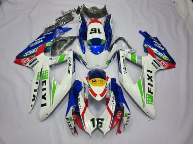 2008-2010 Fixi Blue Suzuki GSXR 600-750 Fairings