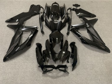 2008-2010 Gloss Black Suzuki GSXR 600-750 Fairings