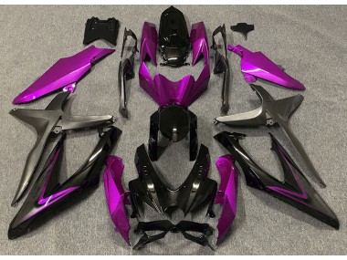 2008-2010 Gloss Pink & Green R Suzuki GSXR 600-750 Fairings