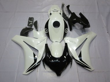 2008-2011 Pearl White and Black Honda CBR1000RR Fairings