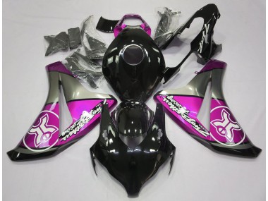 2008-2011 Pink on Black Custom Honda CBR1000RR Fairings