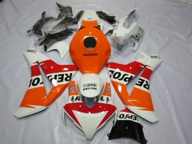 2008-2011 White Repsol Design Honda CBR1000RR Fairings