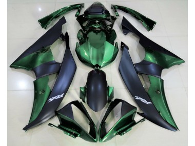 2008-2016 Forest Green and Matte Black Yamaha R6 Fairings