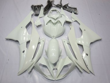 2008-2016 Full Gloss White Yamaha R6 Fairings